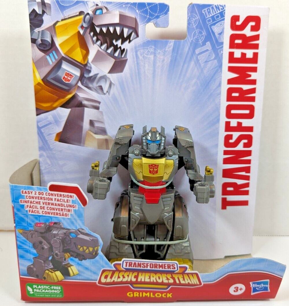 New Transformers Classic Heroes Team Grimlock Rescue Bots Dinobots Hasbro 2022